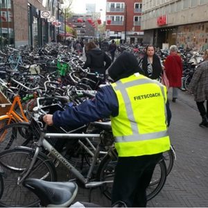 geparkeerde fietsen in Grote Marktstraat