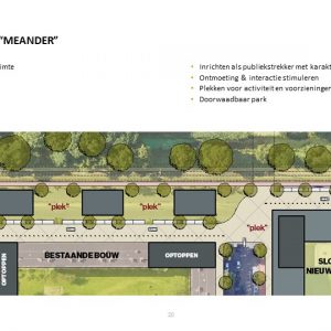 stedenbouwkundig plan voor meanderende Melis Stokelaan