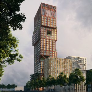 woontoren Binck Blocks op de binckhorst ontwerp LEVS architecten